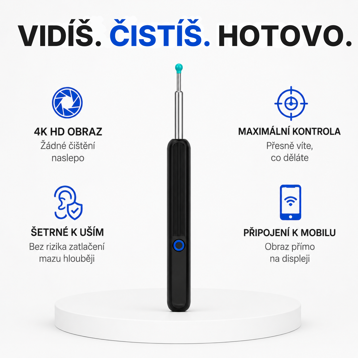 EarView – Chytrá kamera na čištění uší